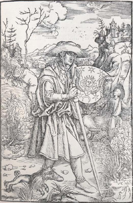 Albrecht Durer Jean Charlier de gerson as a pligrim china oil painting image